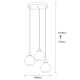 OPVIQ Visilica Smoked 011, crna - EP3005524