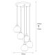 OPVIQ Visilica Smoked 012, crna - EP3005533