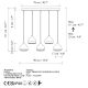 OPVIQ Visilica Yildo M-7011, crna/zlatna - EP3006424