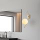 OPVIQ Zidna lampa Hilal 3822, zlatna/bela - EP3006442