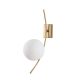 OPVIQ Zidna lampa Hilal 3822, zlatna/bela - EP3006442