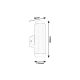RABALUX Spoljna zidna rasveta Catania LED 2X 4W - 8938