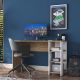 HANAH HOME Radni sto HA108 - 3425, braon/bela - EP3057356