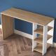 HANAH HOME Radni sto HA108 - 3425, braon/bela - EP3057356