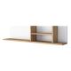 HANAH HOME Radni sto sa policama HA125 - 3428, braon/bela - EP3057368