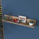 HANAH HOME Zidna polica AE104 2669, braon - 893RAN3314