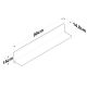 HANAH HOME Zidna polica AE104 2669, braon - 893RAN3314