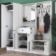 HANAH HOME Ormar za predsoblje sa čivilukom M3, 1559, bela - EP2799907