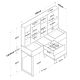 HANAH HOME Sto za šminkanje BJ138 - 3442, bela - EP3057428