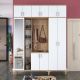 HANAH HOME Ormar sa ogledalom EA121, bela/broan - EP3057482