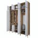 HANAH HOME Ormar sa ogledalom EA121, bela/broan - EP3057482