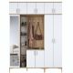 HANAH HOME Ormar sa ogledalom EA121, bela/broan - EP3057482