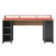 HANAH HOME Radni sto HA122 - 3000, braon/antracit - EP3057494