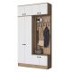 HANAH HOME Ormar za predsoblje EA144, bela/broan - EP3057512