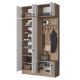 HANAH HOME Ormar za predsoblje EA144, bela/broan - EP3057512