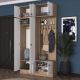 HANAH HOME Ormar za predsoblje EA145, bela/broan - EP3057518