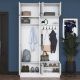 HANAH HOME Ormar za predsoblj EA145, bela - EP3057521