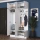 HANAH HOME Ormar za predsoblj EA145, bela - EP3057521