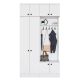 HANAH HOME Ormar za predsoblj EA145, bela - EP3057521