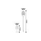 RABALUX Spoljna dekorativna rasveta Flamenco crna LED 5W - 8946