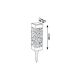 Rabalux Solarna rasveta Mora LED 016W crna (8949) - 8949