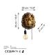 OPVIQ  Zidna lampa Lion Head - EP3006451