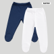 Mafimi Pamučne Pantalonice sa stopicom set od 2 - teget,bela - P-1240