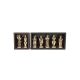ROD - poklon set pet skulptura u boji srebra - ROD000303