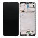LCD za Samsung A217/Galaxy A21s (GH82-22988A) + touch screen + frame Black FULL ORG SP - EP3330260