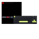 FANTECH Gejmerska mehanicka tastatura MK922 Atom HE68 Pro Mori magnetic emerald switch Wireless - EP2870938