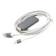 Kabl lightning na HDMI USB 2m sivi - 94231-1