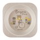 CANPOL Babies set za hranjenje 5 delova 9/227 - Bonjour Paris beige - 9-227_bei