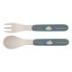 CANPOL Babies set za hranjenje 5 delova 9/227 - Bonjour Paris navy blue - 9-227_blu