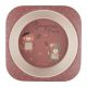 CANPOL Babies set za hranjenje 5 delova 9/227 - Bonjour Paris dark red - 9-227_red