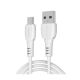 BAVIN Kabl 12W Usb A/Micro Usb 1,0m, bela - 90121