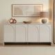 NORDURE Komoda Arlen, krem - EP3057551