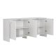 NORDURE Komoda Arlen, bela - EP3057557