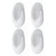 TENDANCE Set 4 plastične kukice 3M, bela - 9041100