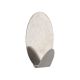 TENDANCE Ovalna kukica 3M 4.5x3x7cm, metal/hrom - 9049102