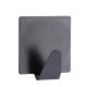 TENDANCE Četvrtasta kukica 3M 4.9x2.5x5.5cm, metal crna - 9052103