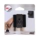 TENDANCE Zidna četvrtasta kukica 3M 4.5x3x4.5cm, metal/crna - 9055103