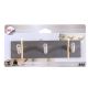 TENDANCE Zidna kukica sa 3 vešalice 3M 18x3x4.5cm, metal/hrom - 9057102