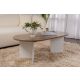 NORDURE Klub sto Sable, braon/bela - EP3003216