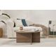 NORDURE Klub sto Soleil, tamno braon - EP3003249