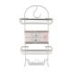 TENDANCE Viseća polica sa kukicom 28x12.5x65cm, aluminijum/hrom - 9100899