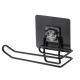 TENDANCE Samolepljivi držač toalet papira 13x8x10.5cm, crna - 91015108
