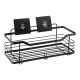 TENDANCE Samolepljiva zidna žičana polica 3M 31x15.5x16.5cm, crna - 91019108