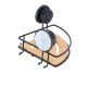 TENDANCE Ugaona vakuumska polica 20x20x12.5cm, bambus/metal - 91031237