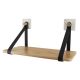TENDANCE Samolepljiva polica 20x39.5x20cm, bambus/crna - 91046103
