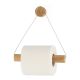 TENDANCE Samolepljivi drzač toalet papira 19x18.3x4cm, bambus/bela - 91047100